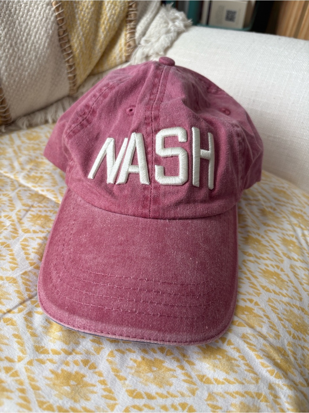 NASH Collection Embroidered Pink Hat
